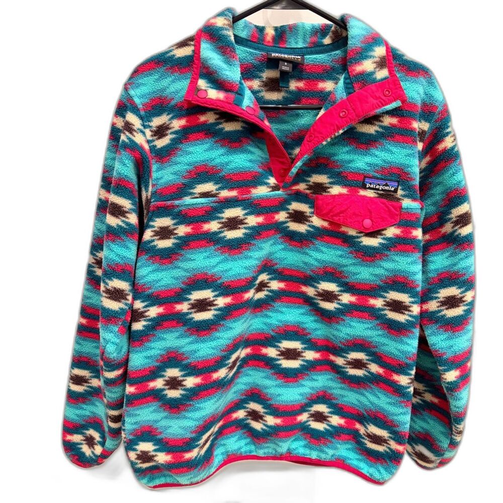 Patagonia Synchilla Snap-T Fleece Women's S 2015 Southwest Geometric Pullover